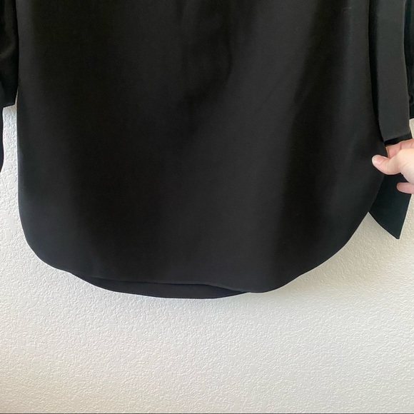 Club Monaco Black Off The Shoulder Sophia Top Womens size 10 - Picture 6 of 10